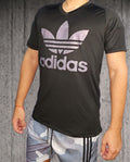 Camiseta Deportiva Negra Hombre Estampado Urbano